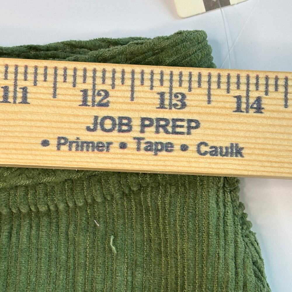 Anthropologie Pilcro Green Corduroy Button Front Pencil Midi Skirt NWT 2 - Picture 9 of 11